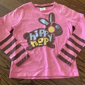 Mini Boden girls Bunny Tshirt